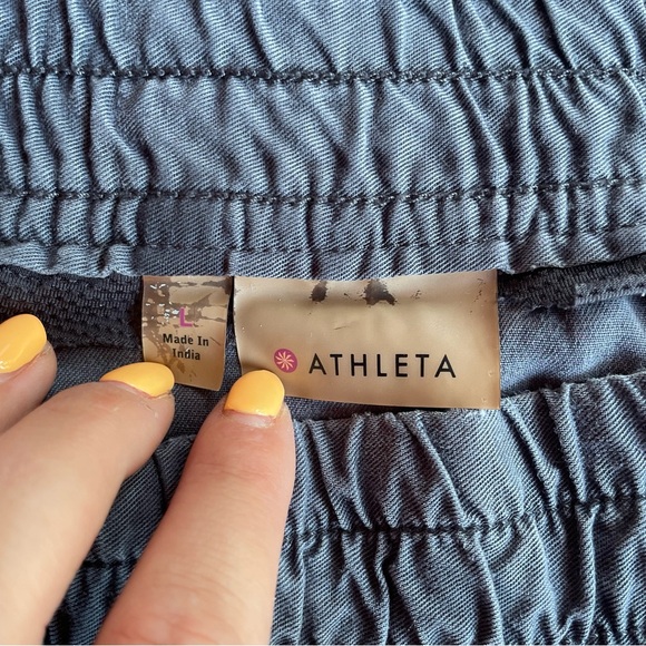 Athleta Women's Gray Ruffled Active Cargo Tennis Skirt - size L - Picture 5 of 5